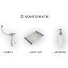 Кухонная мойка GRANULA KITCHEN SPACE KS-6003 черный