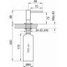 Дозатор кухонный GRANULA 018 D сланец