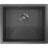 Кухонная мойка GRANULA 5445U графит матовый