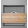 Кухонная мойка GRANULA ESTETICA ES-4701 алюминиум