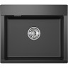 Кухонная мойка GRANULA ESTETICA ES-5804 шварц (черный металлик)