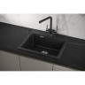Кухонная мойка GRANULA ESTETICA ES-5804 шварц (черный металлик)