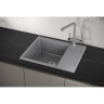 Кухонная мойка GRANULA ESTETICA ES-6202 алюминиум