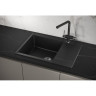 Кухонная мойка GRANULA ESTETICA ES-7003 шварц (черный металлик)
