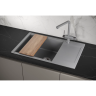 Кухонная мойка GRANULA ESTETICA ES-7807 алюминиум
