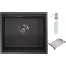 Кухонная мойка GRANULA KITCHEN SPACE KS-5045U черный матовый