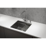 Кухонная мойка GRANULA KITCHEN SPACE KS-5045U сталь сатин