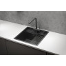 Кухонная мойка GRANULA KITCHEN SPACE KS-5051 черный матовый