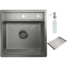 Кухонная мойка GRANULA KITCHEN SPACE KS-5051 сталь матовая