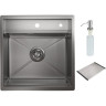Кухонная мойка GRANULA KITCHEN SPACE KS-5051 сталь сатин