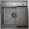 Кухонная мойка GRANULA KITCHEN SPACE KS-5051 сталь сатин