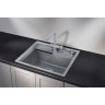 Кухонная мойка GRANULA KITCHEN SPACE KS-6003 алюминиум