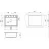 Кухонная мойка GRANULA KITCHEN SPACE KS-6003 алюминиум