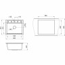 Кухонная мойка GRANULA KITCHEN SPACE KS-6003 черный