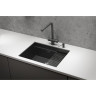 Кухонная мойка GRANULA KITCHEN SPACE KS-6045U черный матовый