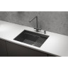 Кухонная мойка GRANULA KITCHEN SPACE KS-6045U графит матовый