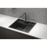 Кухонная мойка GRANULA KITCHEN SPACE KS-6051 черный матовый
