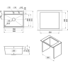 Кухонная мойка GRANULA KITCHEN SPACE KS-6051 золото сатин