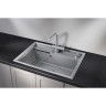 Кухонная мойка GRANULA KITCHEN SPACE KS-7301 алюминиум
