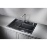 Кухонная мойка GRANULA KITCHEN SPACE KS-7301 шварц (черный металлик)