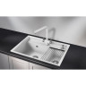 Кухонная мойка GRANULA KITCHEN SPACE KS-7302 арктик (белый)