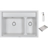 Кухонная мойка GRANULA KITCHEN SPACE KS-7302 арктик (белый)