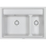 Кухонная мойка GRANULA KITCHEN SPACE KS-7302 арктик (белый)