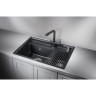 Кухонная мойка GRANULA KITCHEN SPACE KS-7302 черный