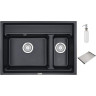 Кухонная мойка GRANULA KITCHEN SPACE KS-7302 черный