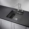 Кухонная мойка GRANULA KS-4501U, черный