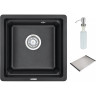 Кухонная мойка GRANULA KS-4501U, черный