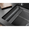 Кухонная мойка GRANULA KS-5505RU АЛЮМИНИУМ кварц
