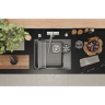 Кухонная мойка GRANULA KS-5505RU АЛЮМИНИУМ кварц