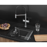 Кухонная мойка GRANULA KS-5505RU ШВАРЦ кварц