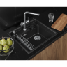 Кухонная мойка GRANULA KS-5807R ШВАРЦ кварц