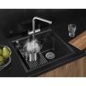 Кухонная мойка GRANULA KS-5807R ШВАРЦ кварц