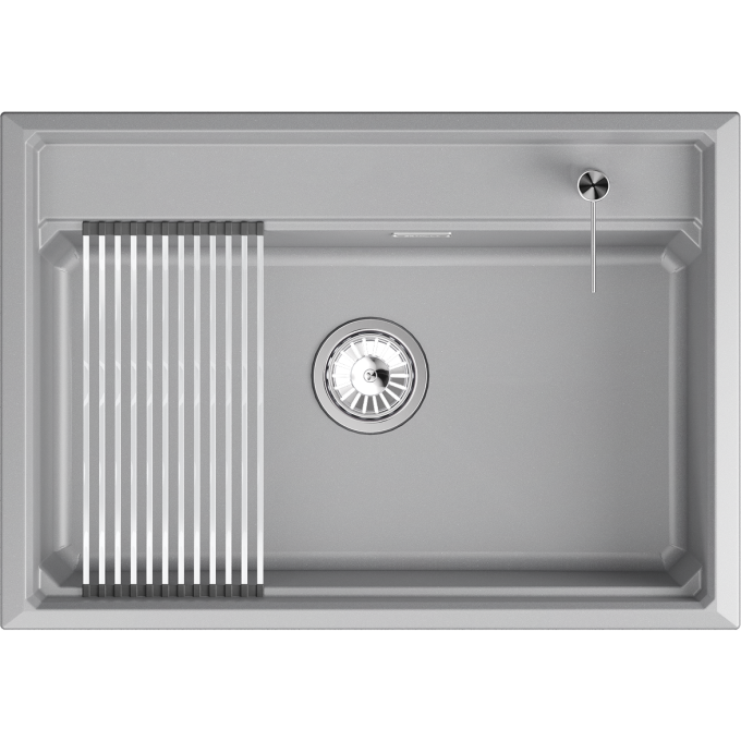 Кухонная мойка GRANULA KS-7301i Алюминиум