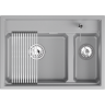 Кухонная мойка GRANULA KS-7302i АЛЮМИНИУМ кварц