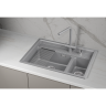 Кухонная мойка GRANULA KS-7302i АЛЮМИНИУМ кварц