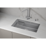 Кухонная мойка GRANULA KS-7303iU АЛЮМИНИУМ кварц