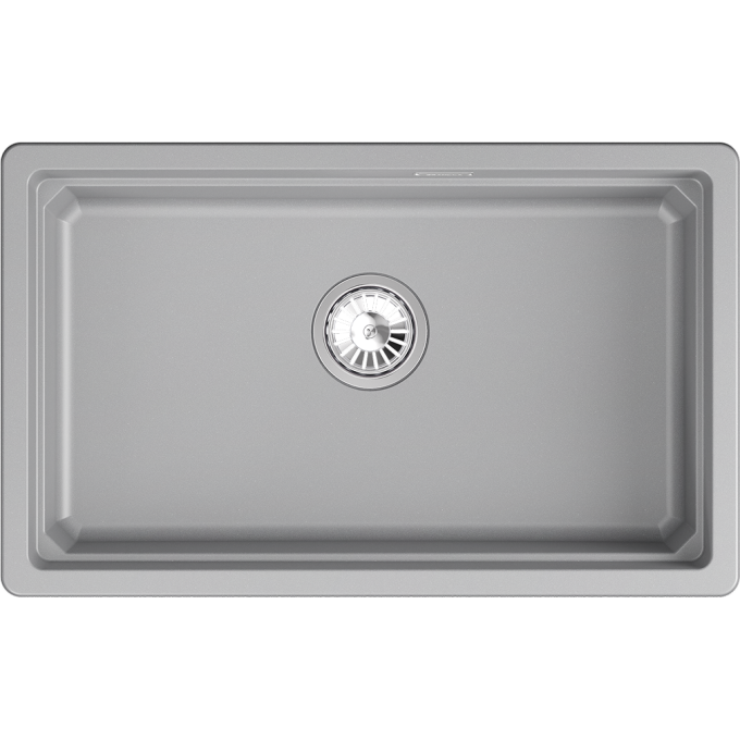 Кухонная мойка GRANULA KS-7303iU АЛЮМИНИУМ кварц