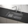Кухонная мойка GRANULA KS-7303U, алюминиум