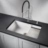 Кухонная мойка GRANULA KS-7303U, арктик (белый)