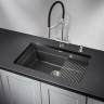 Кухонная мойка GRANULA KS-7303U, черный