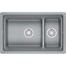 Кухонная мойка GRANULA KS-7304U, алюминиум