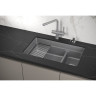 Кухонная мойка GRANULA KS-7304U, алюминиум
