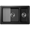 Кухонная мойка GRANULA KS-7304U, черный