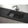 Кухонная мойка GRANULA KS-7304U, черный