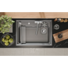 Кухонная мойка GRANULA KS-7308R АЛЮМИНИУМ кварц