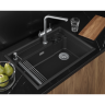 Кухонная мойка GRANULA KS-7308R ЧЕРНЫЙ RINZER